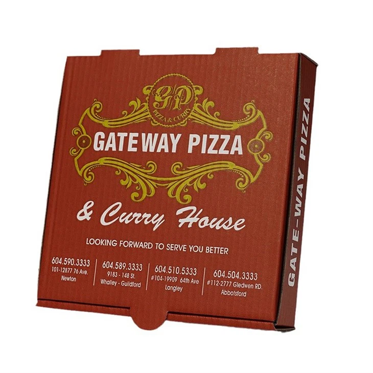 Food Grade Packing Box Custom Corrugated Pizza Box
